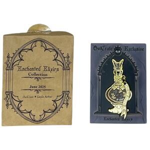OwlCrate Poison Study Enchanted Elixirs Enamel Pin - Maria V. Snyder June 2025